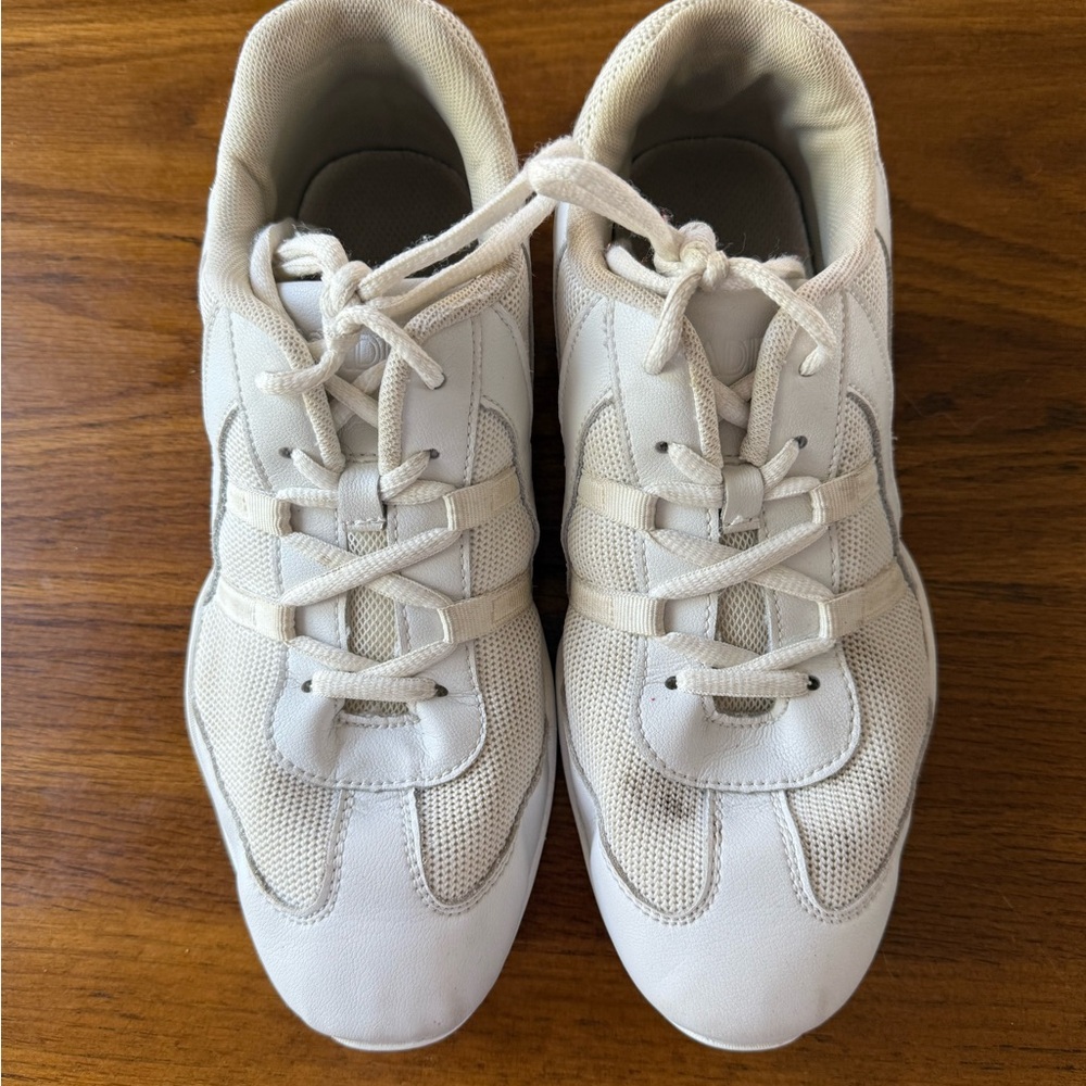 White Athletic Cheer Sneakers
